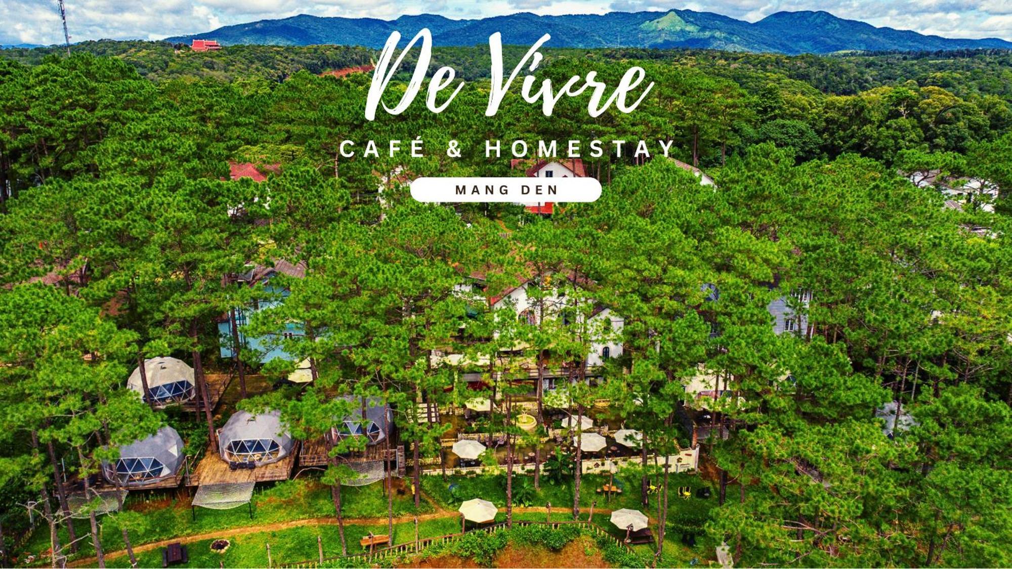 De Vivre Homestay Mang Den Kon Von Kla Eksteriør billede